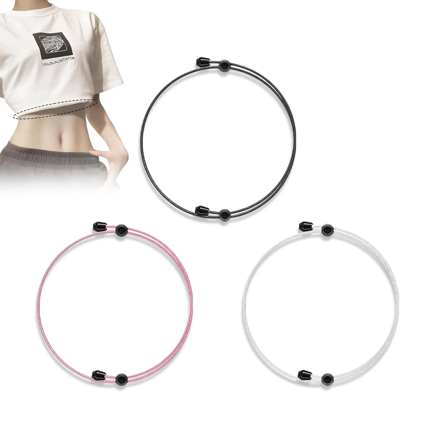 3Pcs Shirt Tuck Band Women, Adjustable Tool for Sweater and Shirts Belly Leaking Elastic Crop Bands to Change The Style of Your Tops Shirt Stays Belt for Women,back to school,back to school haul