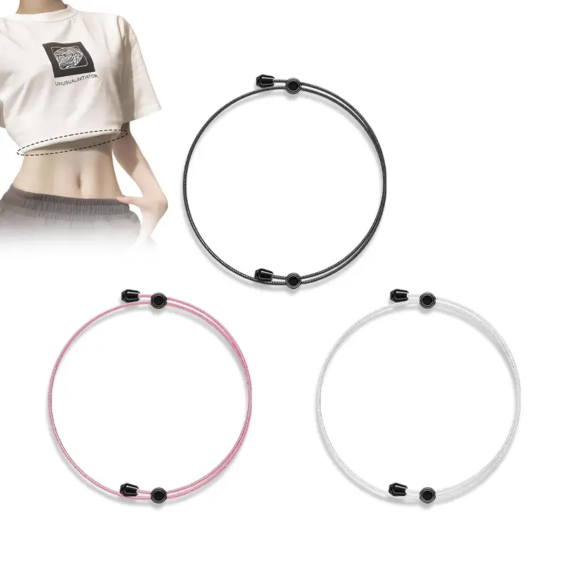 3Pcs Shirt Tuck Band Women, Adjustable Tool for Sweater and Shirts Belly Leaking Elastic Crop Bands to Change The Style of Your Tops Shirt Stays Belt for Women,back to school,back to school haul
