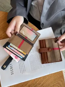 One-Piece Card Holder for Women, Ultra-Thin Mini Design, Elegant High-End Credit Card Case, Unique Style, Compact and Stylish