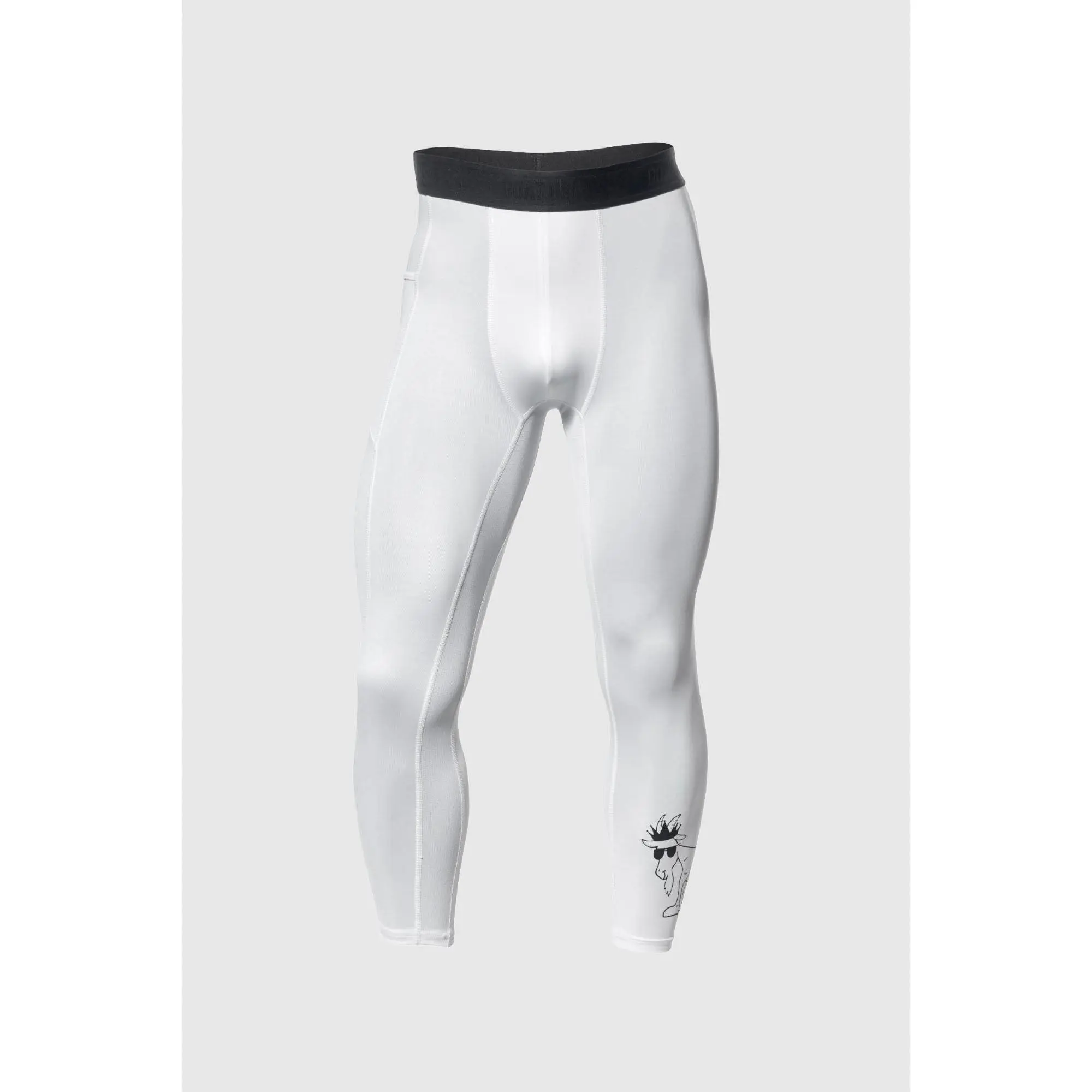 GOAT USA Youth Compression Leggings - White