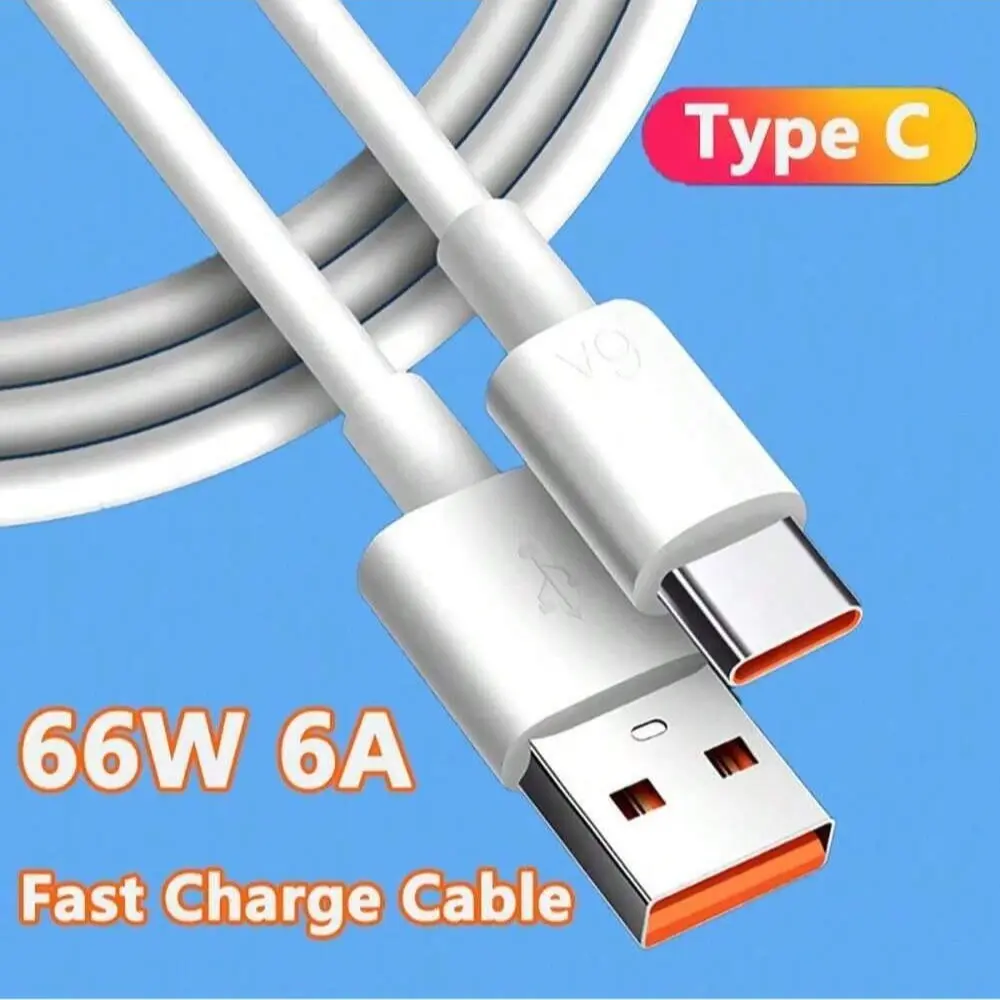 6A USB A to Type C Charging Cable Fast Charging Cord 3.3FT/6.6FT 1-2Pack USB C Cable Compatible With Galaxy S25S24S23S22S21S20S10E Note2010, Smartphones USB-C Charging Data Cord Mobile Phone Type C Charger Cord Cellphone Electronic