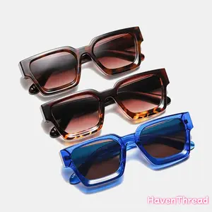 3 Pack Whole Luxury Premium Designer Black Square Sunglasses for Men & Women