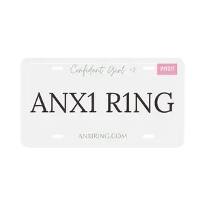 ANXI RING License Plate Sticker