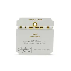 Skylar Paige Morse Code Bracelet