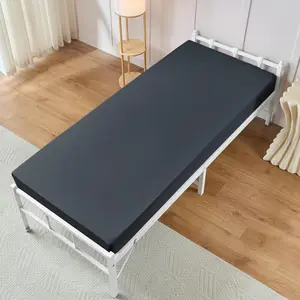 Cot Fitted Sheet, 31 x 75 Inch Charcoal Black Cot Sheets, Ultra Soft and Breathable Microfiber Bed Cover Snug Fit for Narrow Twin/RV Bunk/Camper Bunk/Guest Beds/Trifold Mattress