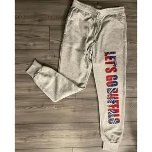 Grey Let’s Go Buffalo Buffalo Stripes Joggers