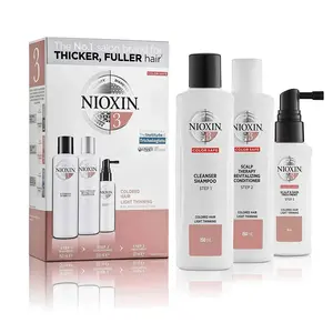 Nioxin System #3 THREE Hair Trial Kit Cleanser Scalp Therapy Scalp Treatment Haircare Shampoo