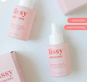 Lissy Skincare Mandelic Serum 5% - Gentle Formula for Acne Prone Skin, Fungal Acne, Hyperpigmentation & Exfoliation, 30ml Bottle