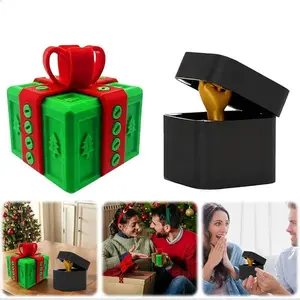 2Pcs Funny Surprise Puzzle Box with Hidden Middle Finger - Hilarious Screw Lock Challenge, 3D Printed Prank Gift for Christmas/ Valentine /Halloween & Birthdays!