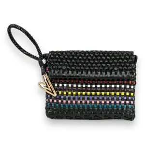 Maria Victoria | Eros CA | Upcycled, Handwoven, Wristlet