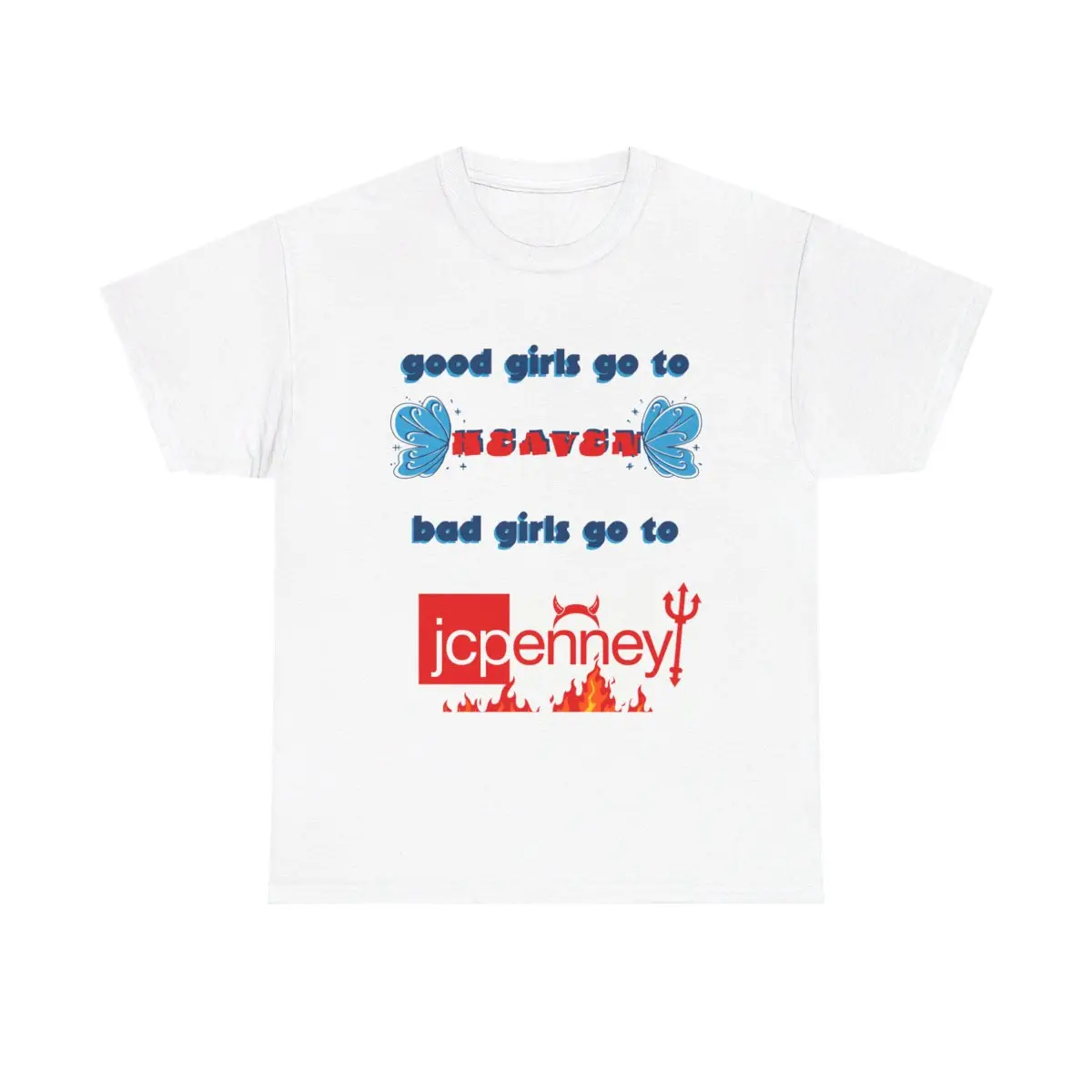 JC Penney Unisex Heavy Cotton Tee