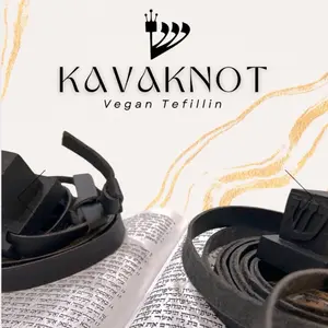 Cruelty-Free, Vegan Tefillin, Intertwining Tradition and Tikkun Olam - Handmade with Kavanah (Full Set, Shel Rosh and Shel Yad plus tefillin bag)