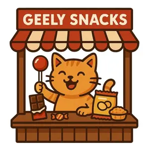 Geely Snacks shop logo