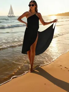 Sexy Women Cover-Up Skirt, Backless Cover Up, Slim-Fitting Casual Beach Dress, All Seasons Summer Resort Wear, Beach Cover Ups for Parties and Vacations, Swimsuit Cover Up, Swimwear Cover Up