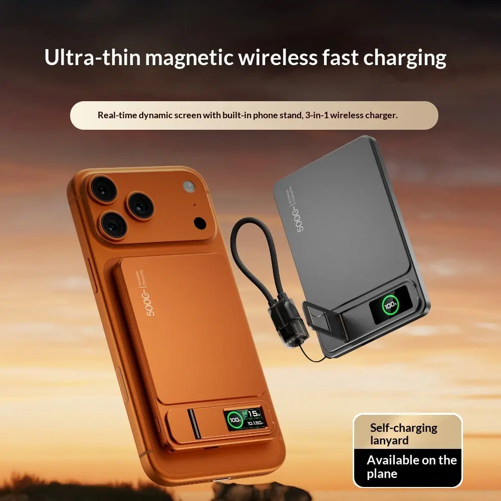 Color Screen Stand And Wireless Magnetic Charging