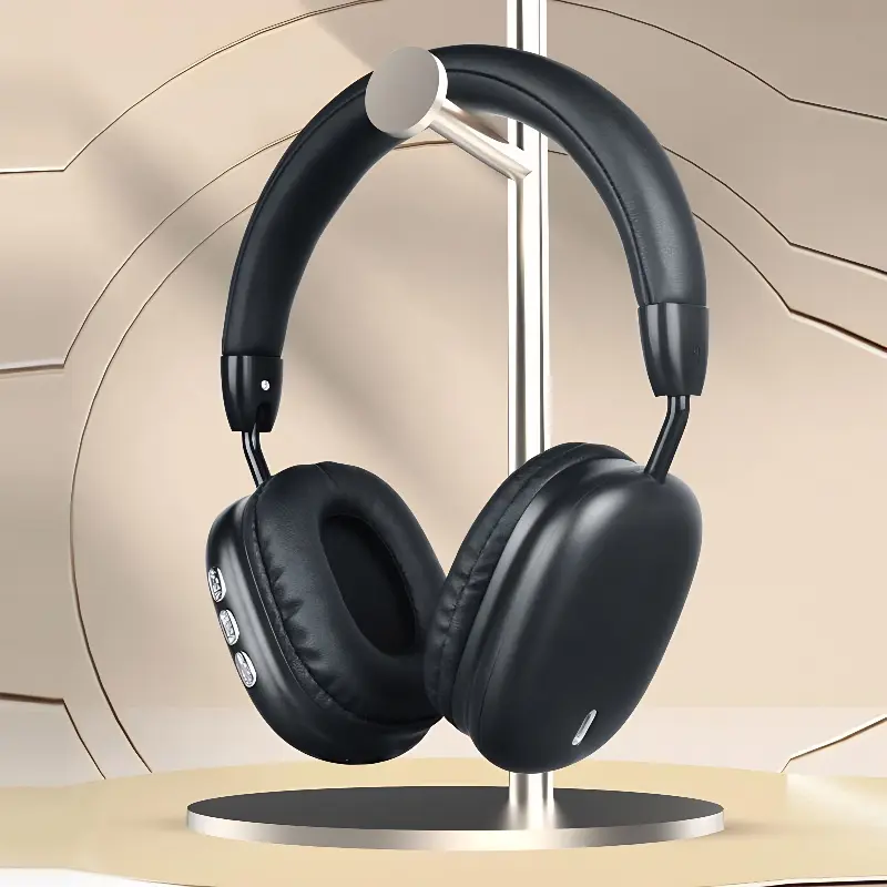 Black-Wireless Bluetooth Over-EarHeadphones for Travel & Office Use-Lightweight,Comfortable & Foldable, Portable Sport Headset ,Foldable Gaming Headset,Romantic Surprise Fun Good,best gifts backtoschool