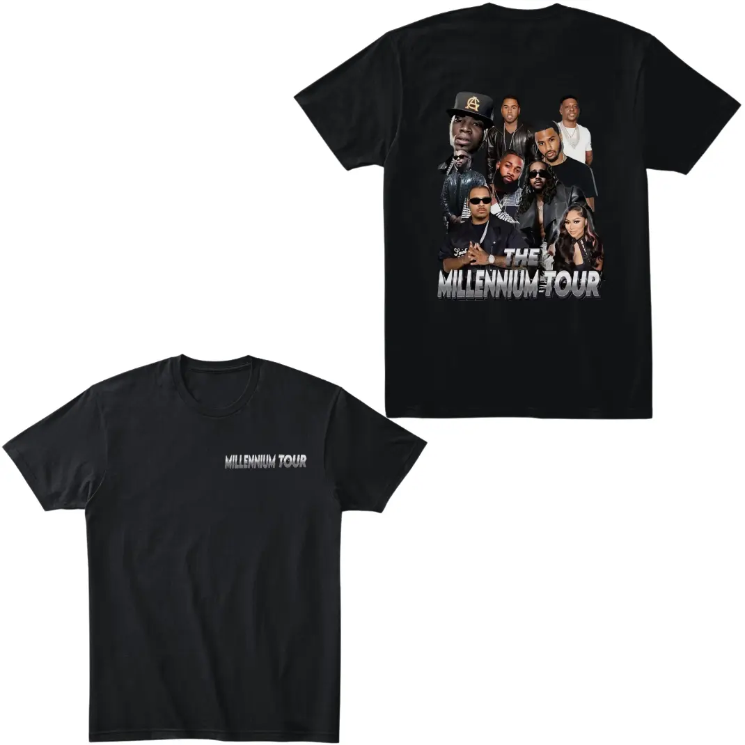 Millennium Tour 2025 2 sided T-Shirt S to 5X for Fan, Millennium FC shirt, Concert Tshirt, Millennium 2025 Tour Fan, All Size, All Color, For All