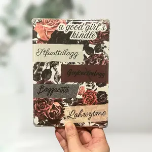 Dark Romance Kindle Clear Case Insert for Smut Readers - Printed on Cardstock with Matte Lamination