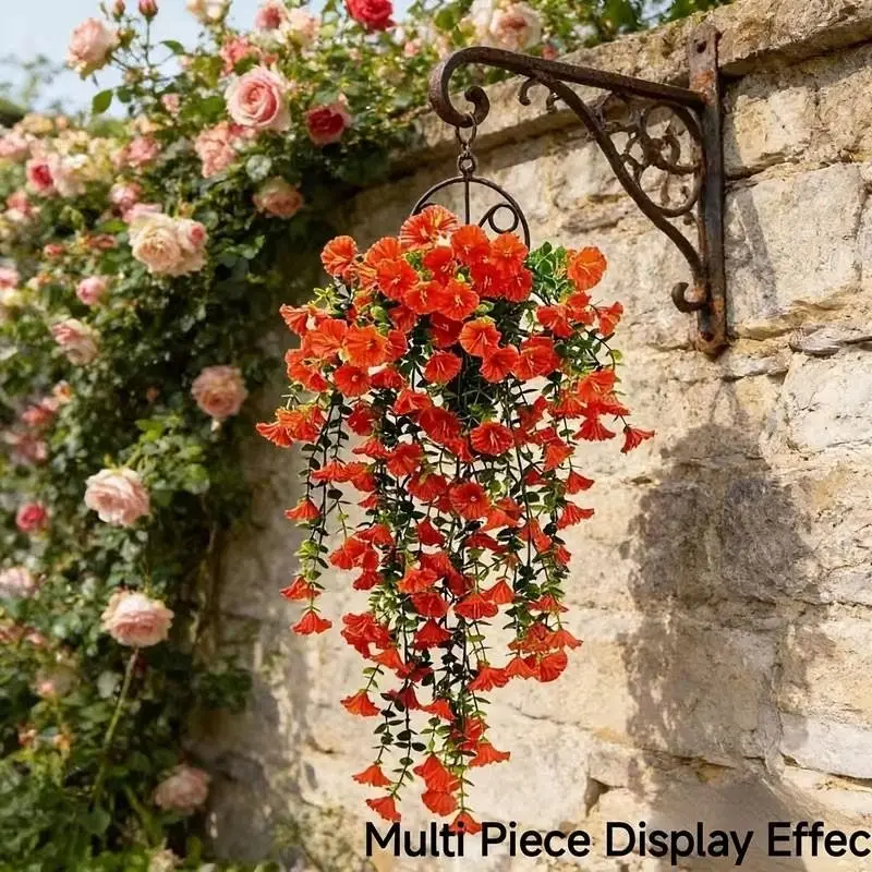 10 pieces of seasonal artificial flowers. Suitable for indoor and outdoor use, Valentine's Day, Mother's Day, Easter, Ramadan, Saint Patrick's Day, wedding season decoration. Suitable for home, wedding, party, garden, terrace, and home decoration. Share f