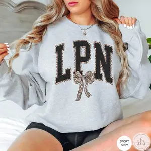 LPN T-Shirt / Sweatshirt , Licensed Practical Nurse shirt, LPN Shirt, LPN Nurse Gift, Lpn Sweater, Lpn Graduation Gift Cotton Crewneck