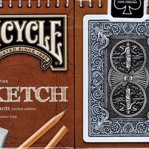Sketch Bicycle Playing Cards