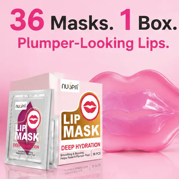 Deep Hydration Lip Mask – 36 Pcs Jelly Lip Mask with Hyaluronic Acid, Collagen & Cherry Extract. Moisturizing Lip Patch for Dry, Chapped Lips. Helps Smooth Lip Lines & Reveal a Plumper Pout. Cruelty-Free.