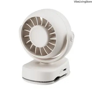 Mini Clip & Hang Fan, Portable Desktop Cooler for Home Office