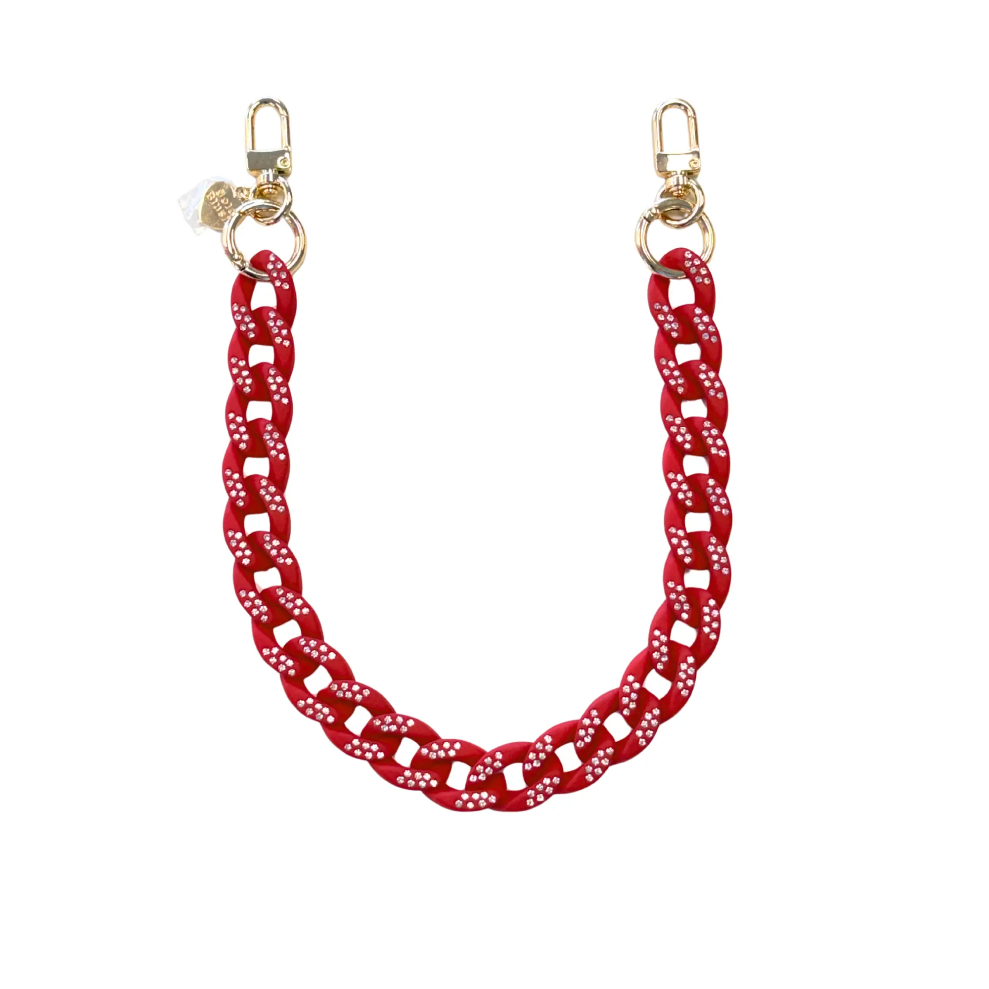 Matte Red Crystal Luxe