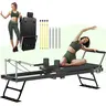 AddWin B10 Pilates Reformer, Foldable Reformer Pilates Machine, Pilates Equipment for Home Women Use Gym Workout & Advanced and Beginners Users summervibes