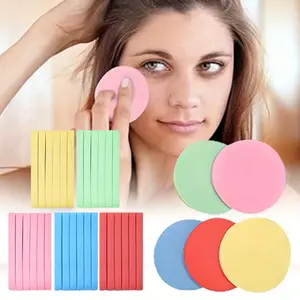 120Pack Facial Sponge Compressed,Professional Makeup Removal Sponge,Round Face Cleaning Sponge for Spa,Exfoliating,Mask(5 Color) - Tools & Hardware.