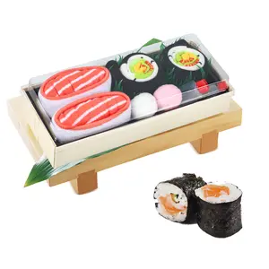 Sushi Box Funny Christmas Socks for Men Women Teens -2-3 Paris - Novelty Food Socks-White Elephant Christmas Gifts Stocking Stuffers