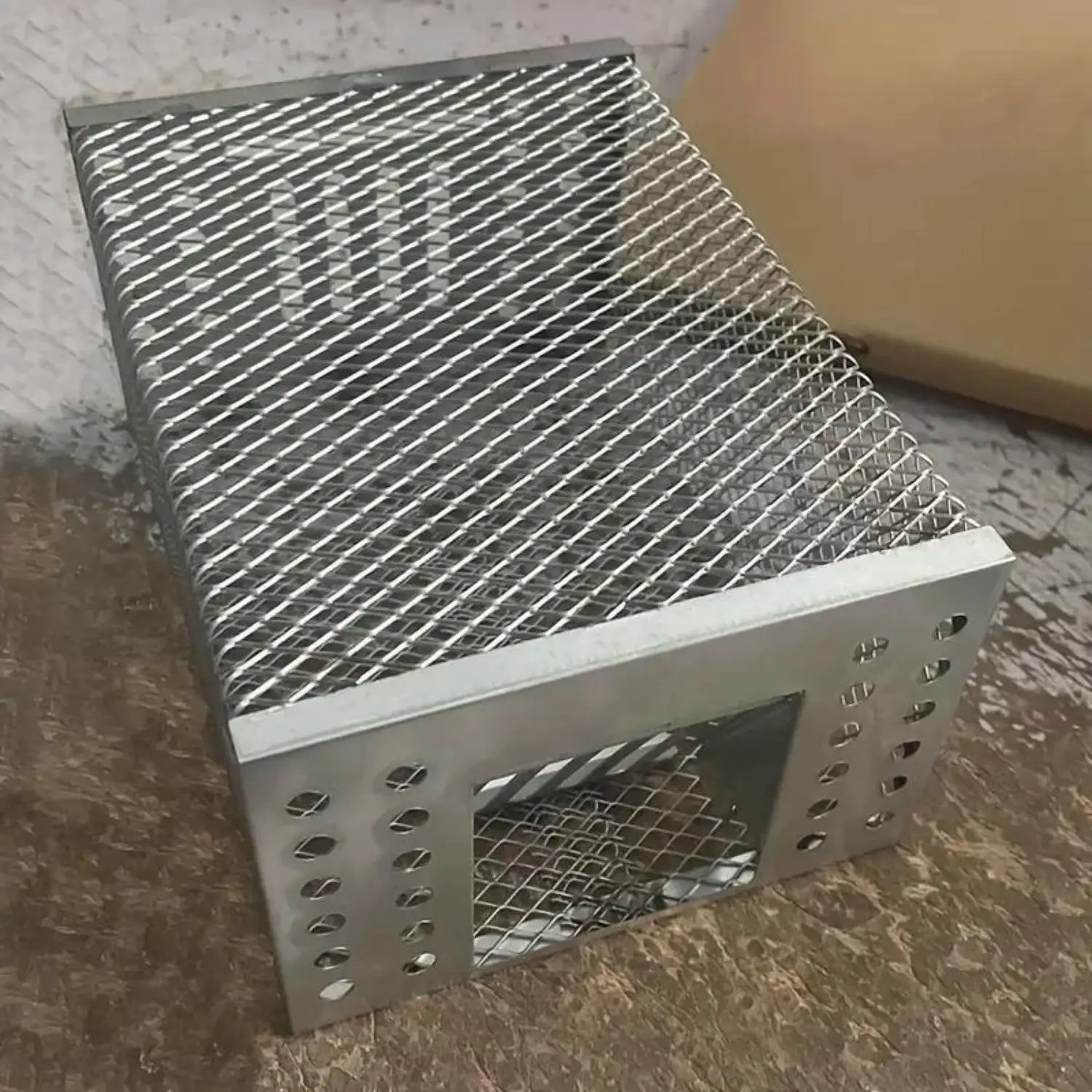 Durable Iron Mouse Cage, 1-way Door Design Mouse Trap, Pest Control Accessories for Home & Office, Room Accessories, Rodent Repellent