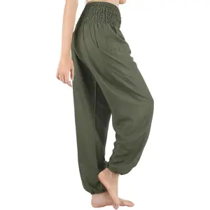 Pants 2-Pocket Flowy Harem Pants Women for Yoga Travel Hippie Clothes