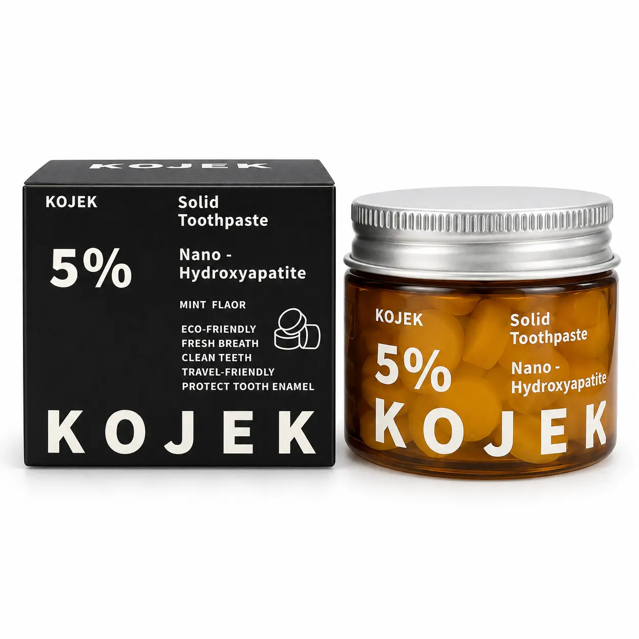 5% Nano-Hydroxyapatite Toothpaste, Fresh Mint Flavor, Gentle Formula, Safe For All Oral Care Needs, Toothpaste Hydroxyapatite
