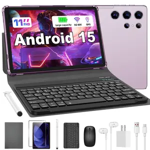 W&O Tablet 11 inches, Touchscreen, With Dual Camera, Bluetooth Keyboard, Case, Mouse, Stylus, Type-c Charging Large Storage, Affortable Tablet, Portable, Cellphone Smartphone，Valentine’s Gift & Back-to-School Gift