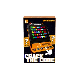 Decoder Electronic Code Breaking Puzzle Game Handheld Logic Game for Kids and Adults 1 to 2 Players Travel Game Birthday Gift for Boys and Girls