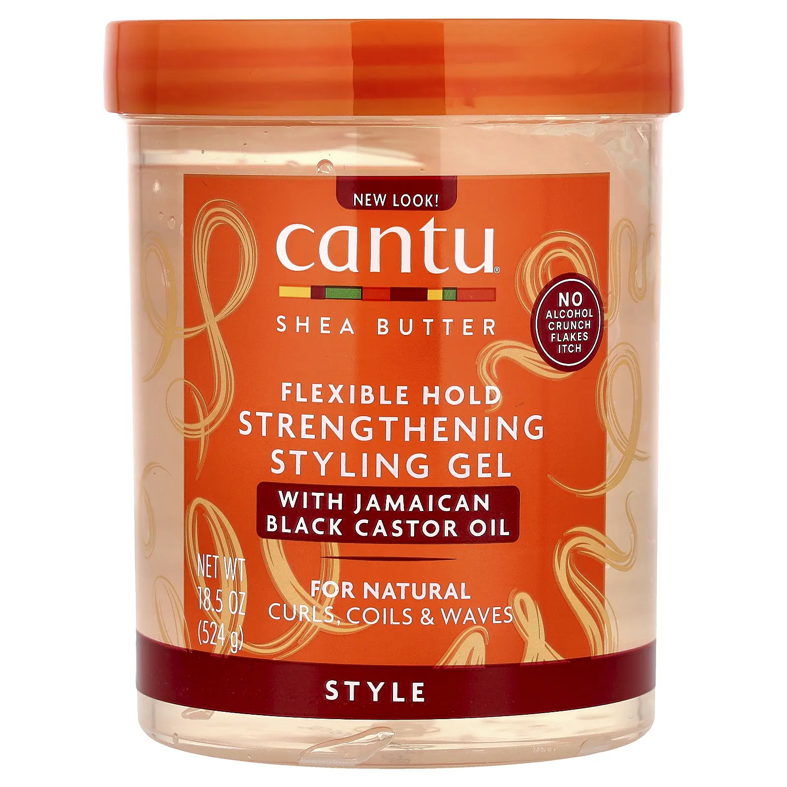 Cantu Shea Butter, Flexible Hold Strengthening Styling Gel, 18.5 oz (524 g) Cantu Shea Butter, Flexible Hold Strengthening Styling Gel, 18.5 oz (524 g)