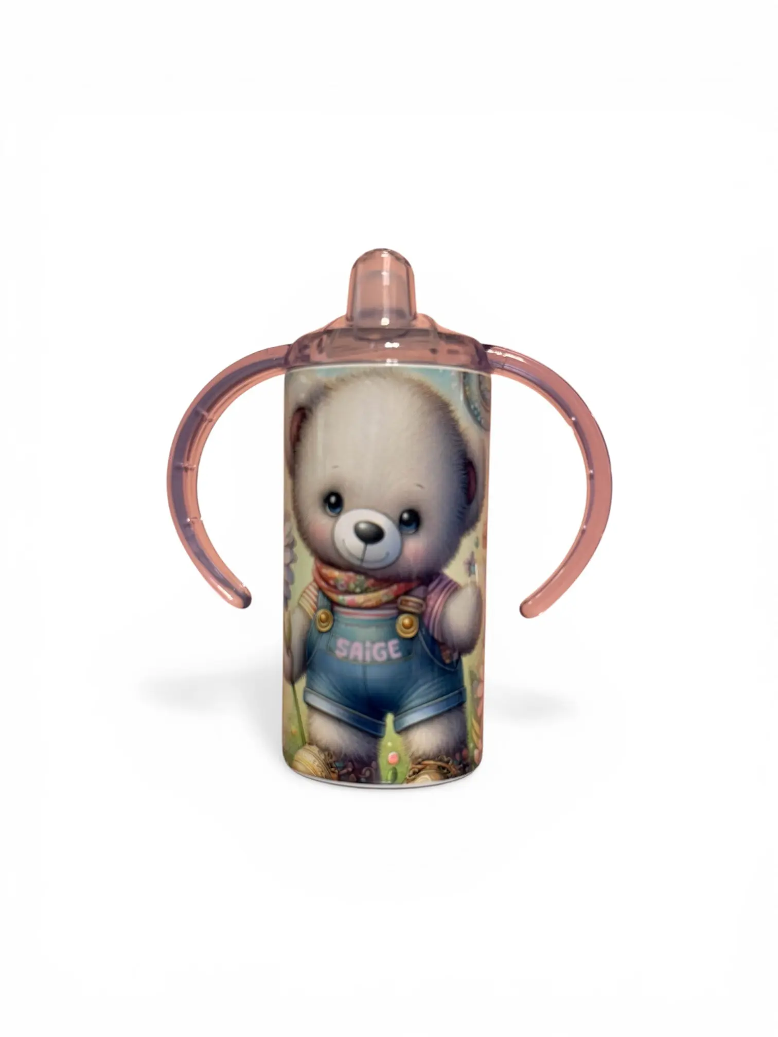 Personalized 12oz Kids Stainless Steel Sippy Cup Tumbler