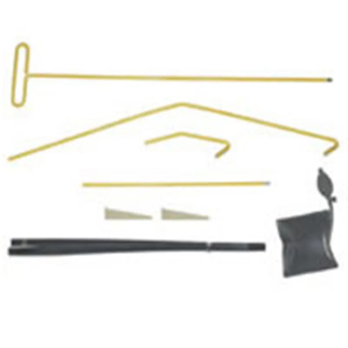 145 Easy-Access Folding Door Opening Kit, 4-Piece Tool Set for Car Use, 135-2b Model with Collapsible Design & Door Handle Lock Button Compatibility
