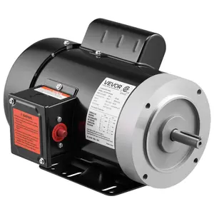 VEVOR 3 HP Electric Motor, 1750RPM Air Compressor Motor, CW/CCW Rotation, 1.125 inch Shaft Diameter, 2.75inch Shaft Length, 12N. m Torque, Single-Phase, TEFC Cooling, 230V, 184T FrameVEVOR Super Brand Day