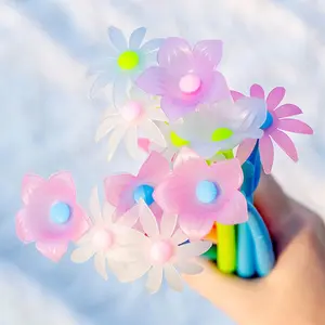 5/10pcs Color-Changing Plant Flower Brush Meeting Light Color-Changing Neutral Pen Small and Fresh Writing Signature Pen Water Pen