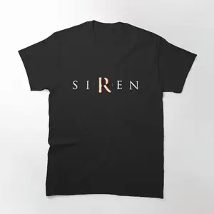 Siren Halloween T-shirt - Spooky Siren Design Tee for Halloween 2024, Perfect for Halloween Enthusiasts, Unique and Eerie Siren Themed Halloween Shirt