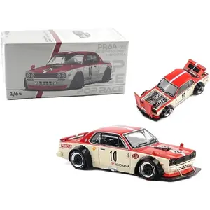 Pop Race 1:64 Nissan Skyline GT-R V8 Drift Hakosuka Watanbe Diecast Model Car Limited Edition PR640075