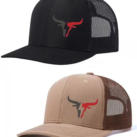 2 Pack Unisex Ox-Head Print Street Fashion Casual Baseball Cap, Breathable Adjustable Cool Hats Streetwear Hat for Outdoor Activities