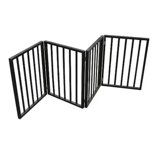 Foldable Freestanding Dog Gate for Doorways