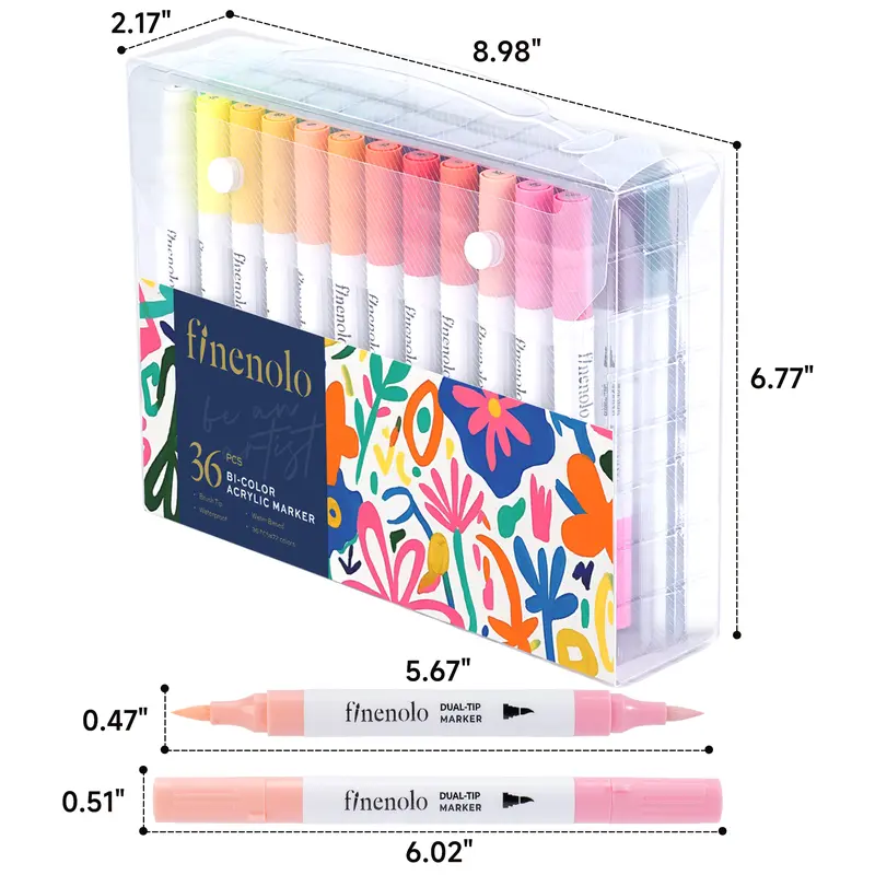 36 pcs-72 Colors