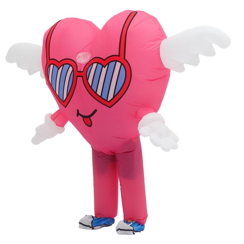2026 Hot Adult Inflatable Love Mascot Costume Funny Love Character Fathers Day Wedding Valentines Anniversary Party Outfit