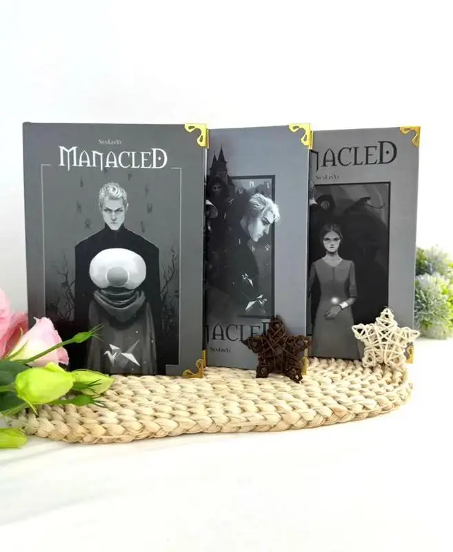Manacled Book - Deluxe 3-Volume Edition with Illustrations - Complete Series. Exclusive Poster Gift Set New version