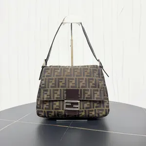 Pre-owned FENDI Canvas Shoulder Bags 7.8'' R13969 Shoulder Bag C6841606840 1225 T1 Qiqi