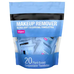 20 ct Makeup Remover Wipes Daily Single Face Cleansing Towelettes